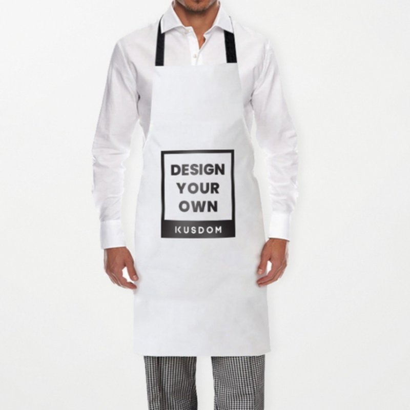 【Customized Gifts】Aprons│Kitchen Appliances/Chefs/Cookers/Bakers/Cooks - Aprons - Waterproof Material White