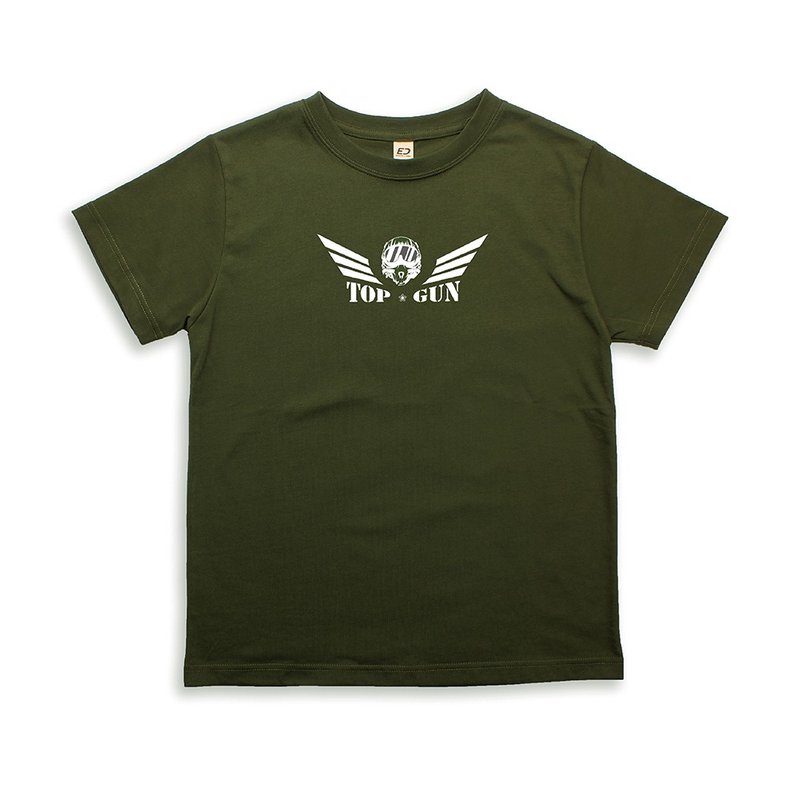 【捍衛戰士】Top Gun 飛行頭盔  短T/男T恤/女上衣/T-Shirt - 男 T 恤 - 棉．麻 白色