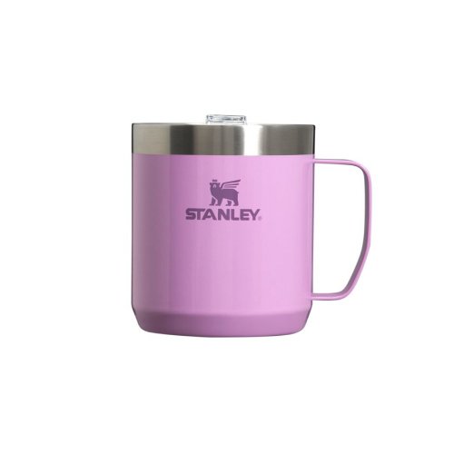 STANLEY 臺灣總代理 STANLEY 經典系列 不鏽鋼咖啡馬克杯 12oz / 光澤典雅紫