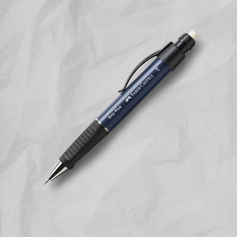 【Faber-Castell】HaoshuWriting 0.7mm Mechanical Pencil-Blue (Original Genuine) - ดินสอ - วัสดุอื่นๆ สีน้ำเงิน