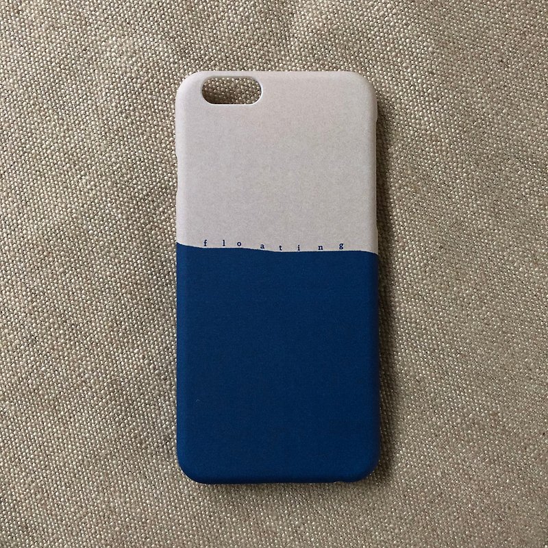 Floating drift / hard shell / phone case - เคส/ซองมือถือ - พลาสติก สีน้ำเงิน