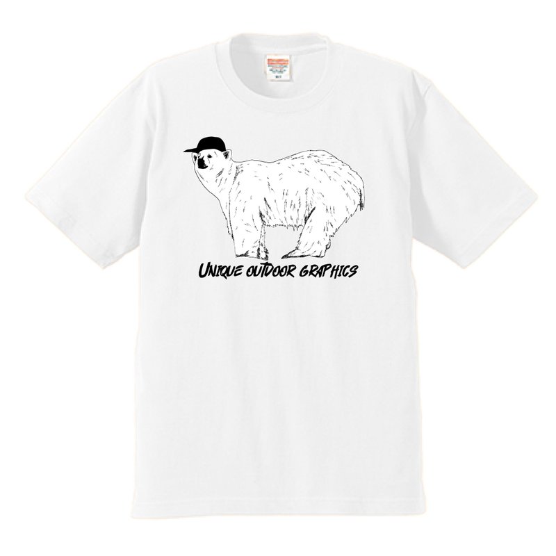 UOGくま - Tシャツ - コットン・麻 ホワイト