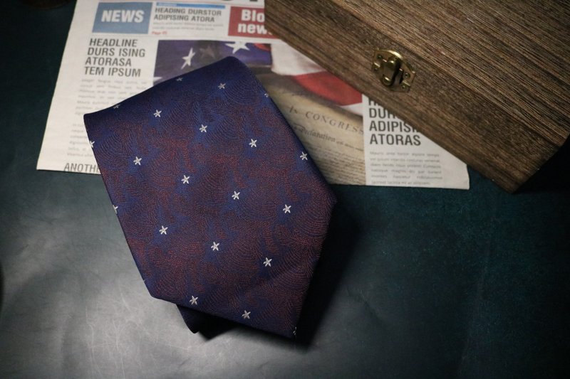 紫色真絲暗紋椰風海韻領帶商務精英男necktie - 領帶/領帶夾 - 絲．絹 紫色