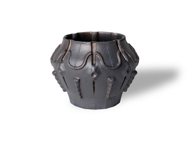 Raiko_Raiko_metallic style_pot/planter - Pottery & Ceramics - Pottery Black