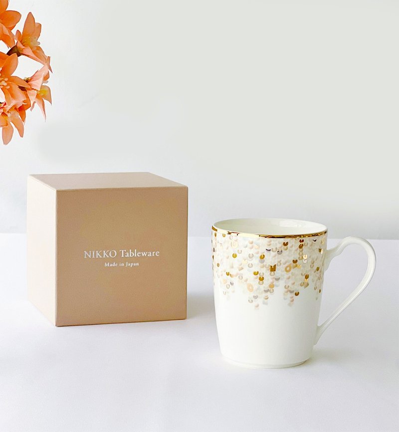 Spangles Mug -Gold /Nikko - แก้วมัค/แก้วกาแฟ - วัสดุอื่นๆ สีทอง