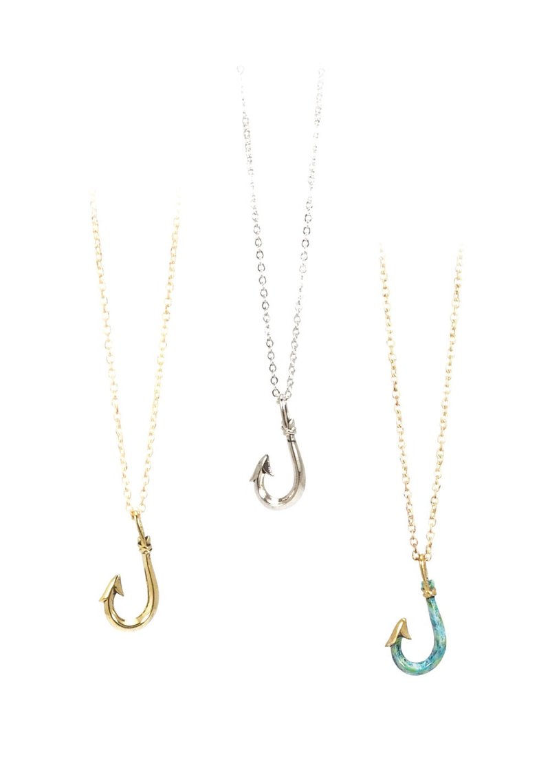 Hook Necklace Available in 3 Colourways - 項鍊 - 其他金屬 
