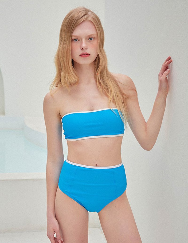 Melanie Bikini Set - Blue - ชุดว่ายน้ำผู้หญิง - วัสดุอื่นๆ 