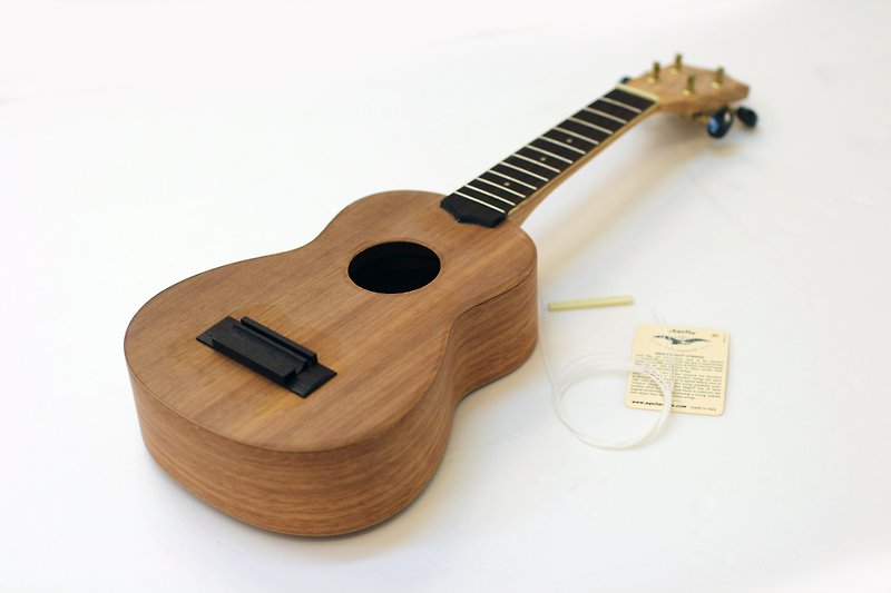 21-inch semi-finished Ukulele for painting - Guitars & Music Instruments - Wood Brown