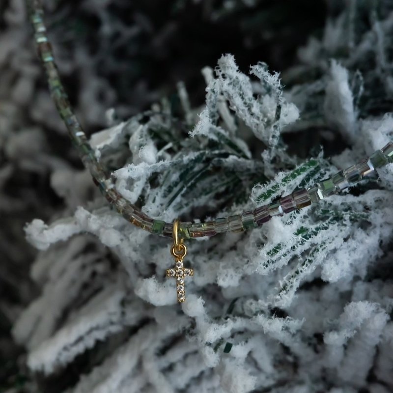 晶透項鍊 - 項鍊 - 其他材質 金色