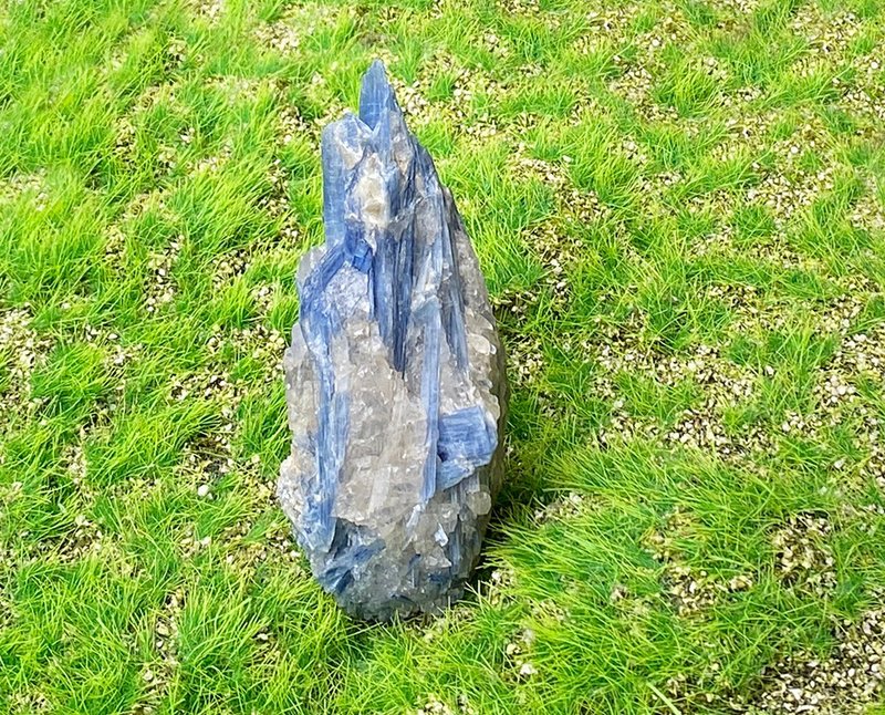 手串充電站-天然原礦藍晶石共生白水晶及雲母 消磁手鍊 養水晶 - 其他 - 水晶 多色