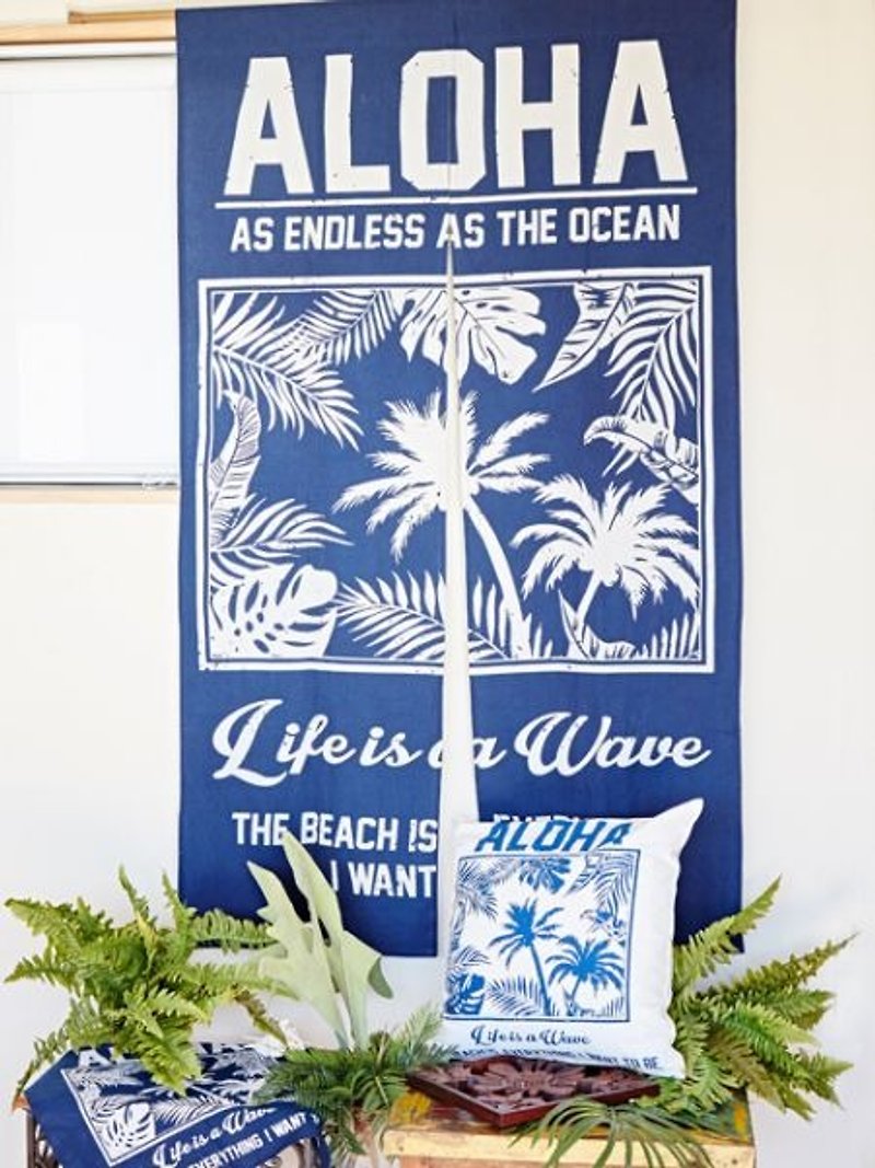 【Pre-order】 ✱ A La palm tree curtain ✱ (two-color) - Items for Display - Cotton & Hemp Multicolor