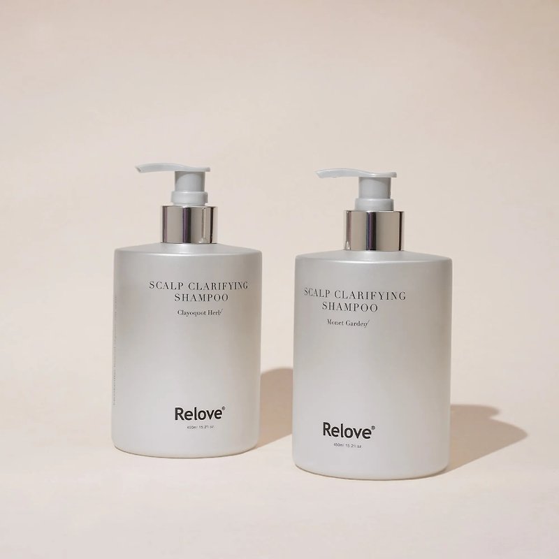 Relove 107酵萃 蓬鬆控油淨化頭皮洗髮精 (峽灣森林 / 莫內花園) - 洗頭水 - 其他材質 銀色