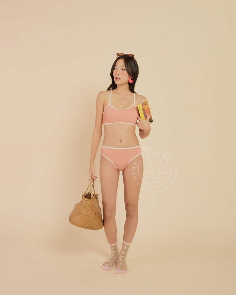 when.we.summer Swimwear / Brine Bikini / Orose - 女泳衣/比基尼 - 其他材質 粉紅色