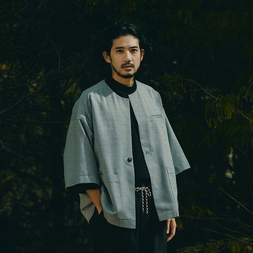 machismo 和風無領罩衫 ( 野良著 )
