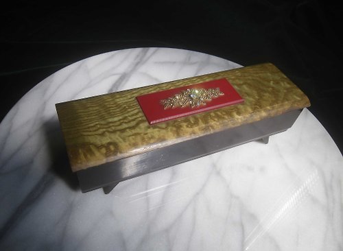 老時光OLD-TIME Vintage & Classic & Deco 【老時光 OLD-TIME】早期二手稀有日本古道具木製音樂珠寶盒