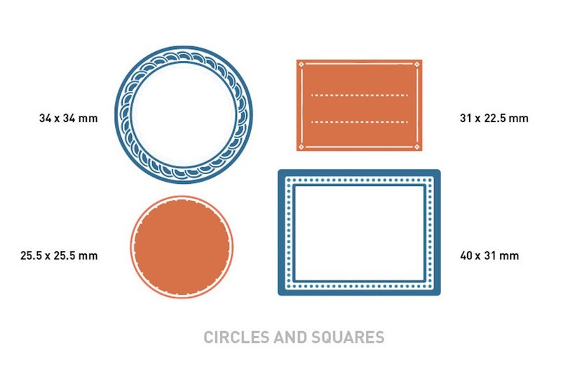 Clear Layered Frame Stamp - Stamps & Stamp Pads - Plastic Transparent