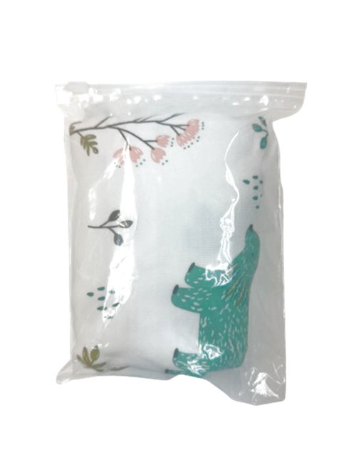 UbeLife b&h 親水棉抗菌防蟎可水洗兒童枕頭套(適合6-12歲兒童) - 小熊