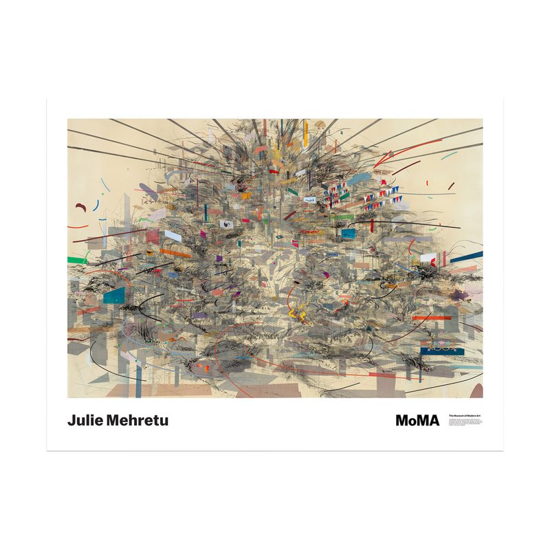 【原版海報】Julie Mehretu: 伊斯坦堡.建築經驗 - 海報/掛畫/掛布 - 紙 