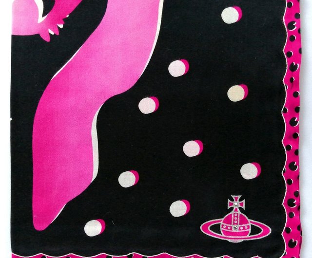 Vivienne Westwood ヴィンテージハンカチ ピンク バンビ ポルカドット