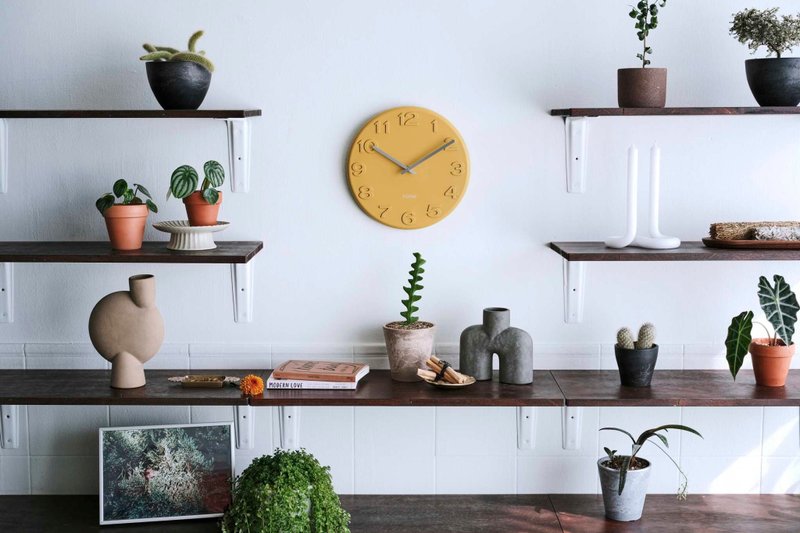 [Fengyuan] Morandi Color Disc Clock | Multicolor - Clocks - Other Materials 