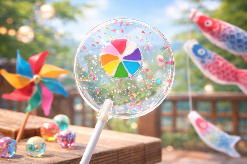 Designer Lollipop – Childhood Carousel - ขนมคบเคี้ยว - อาหารสด หลากหลายสี