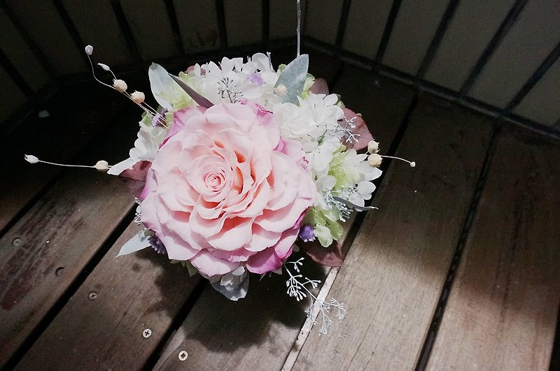 Stitching rose flower pot - ตกแต่งต้นไม้ - พืช/ดอกไม้ 