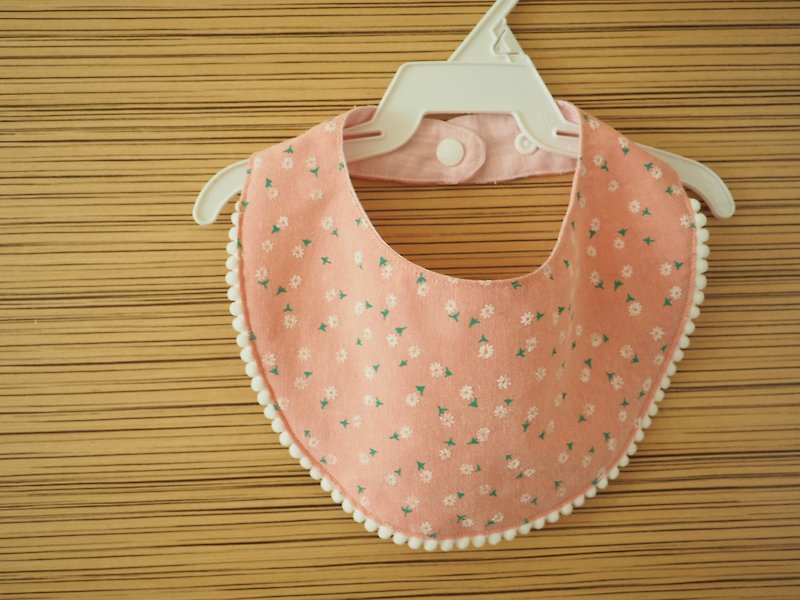 Handmade Baby Bib - Bibs - Cotton & Hemp Pink