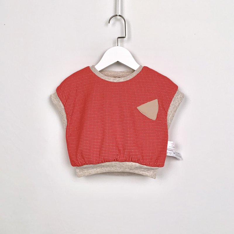 Double Q Strawberry Double Sided Thermal Vest - Tops & T-Shirts - Cotton & Hemp 