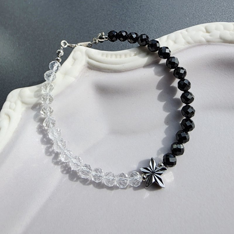 Half &Half 水晶手鏈 - 手鍊/手環 - 水晶 白色