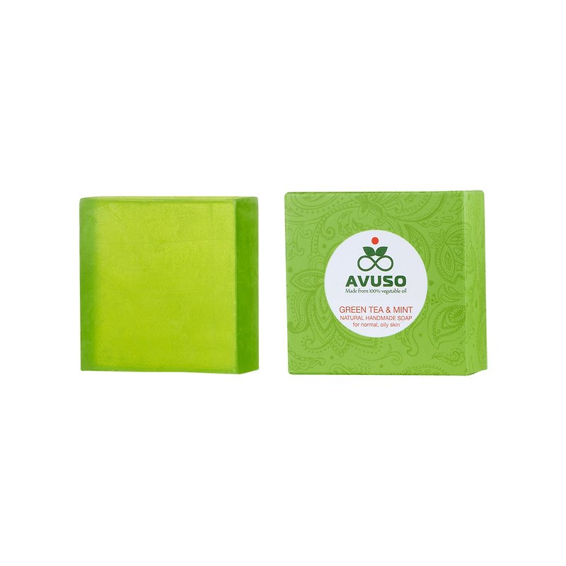 AVUSO Traveler Green Tea Mint Vera Handmade Soap - Soap - Other Materials 