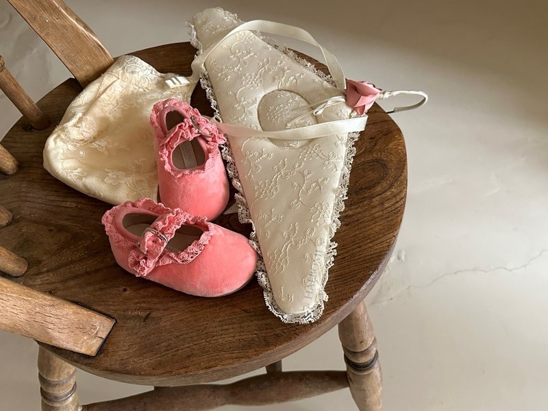 neko haebomi1001 baby&kids shoes (pink) - รองเท้าเด็ก - วัสดุอื่นๆ สึชมพู