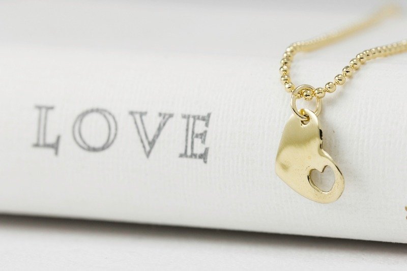QLAM handmade sterling silver necklace-Space of Love-Gospel Jewelry-Cross Bible Love Heart - สร้อยคอ - โลหะ สีเงิน