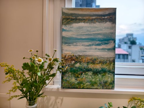 Arpourtin 聽波圖解 風景畫/花草畫/無框畫/遠觀畫/壓克力水彩畫/田野鄉村畫/歐風畫