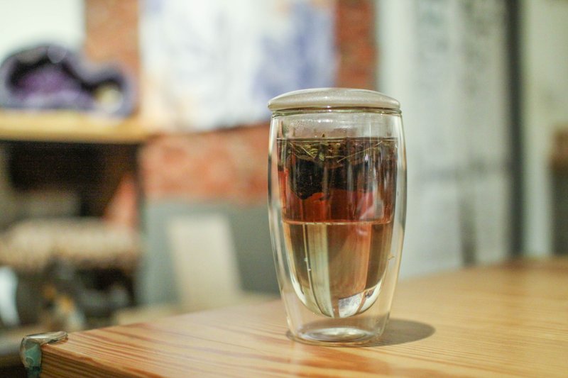 雙層隔熱玻璃茶杯-帶濾網  茶酒侍店內專用款 - 茶壺/茶杯/茶具 - 玻璃 