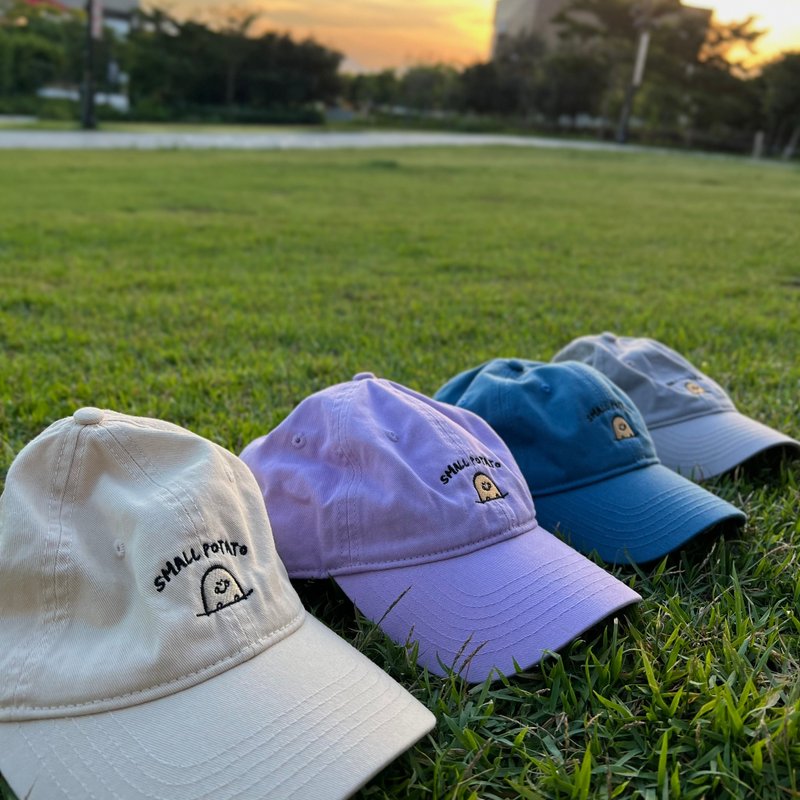 I am Small Potato embroidered baseball cap - Hats & Caps - Cotton & Hemp Multicolor