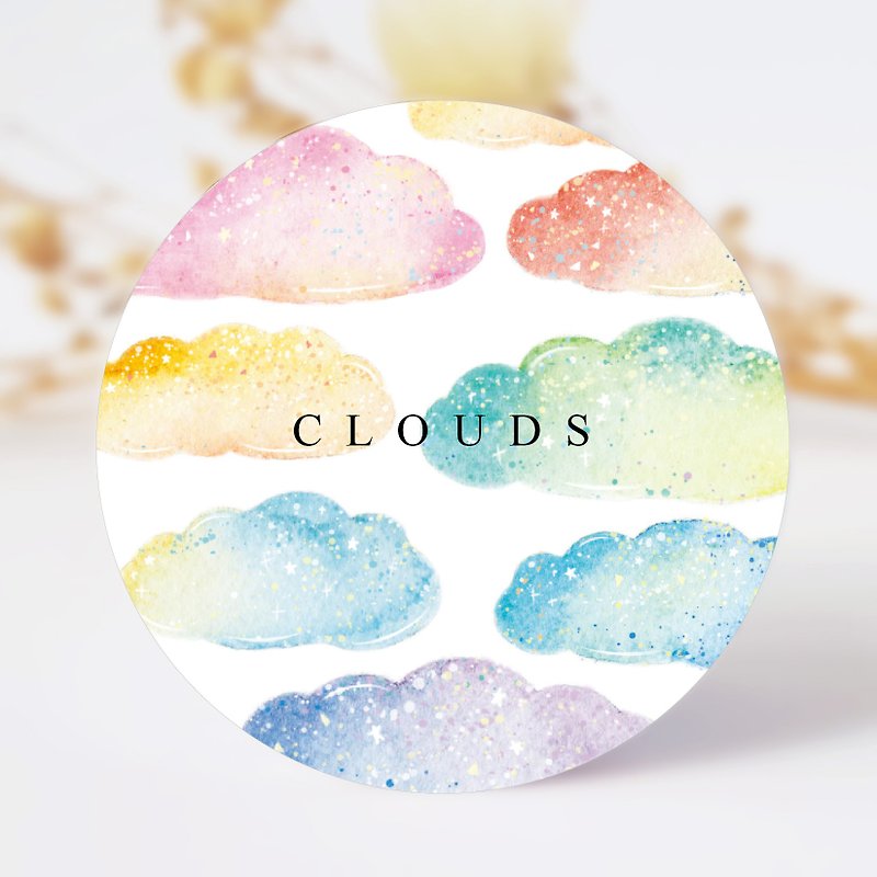 Cloud cotton paper tape - Washi Tape - Paper Pink