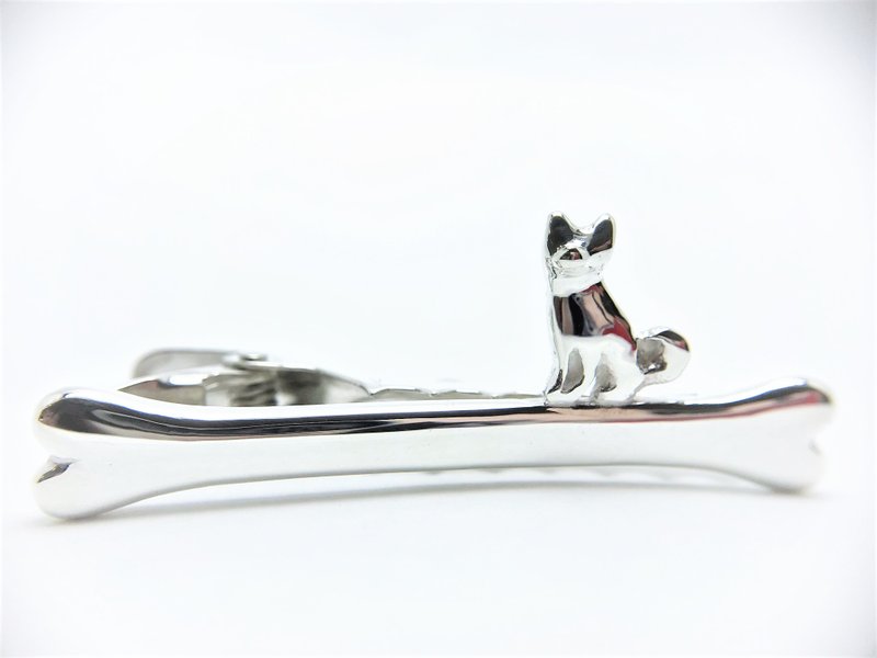 Tie pin, Shiba Inu, Silver - Ties & Tie Clips - Sterling Silver Silver