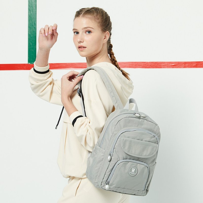 [Kinloch Anderson] FRANCIS Flip Backpack - Gray - Backpacks - Nylon Gray