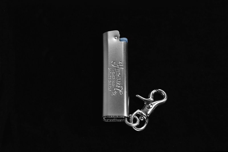 [METALIZE] Cricket / Bronze lighter sets - hand LOGO (fog Silver) - ที่ห้อยกุญแจ - ทองแดงทองเหลือง 