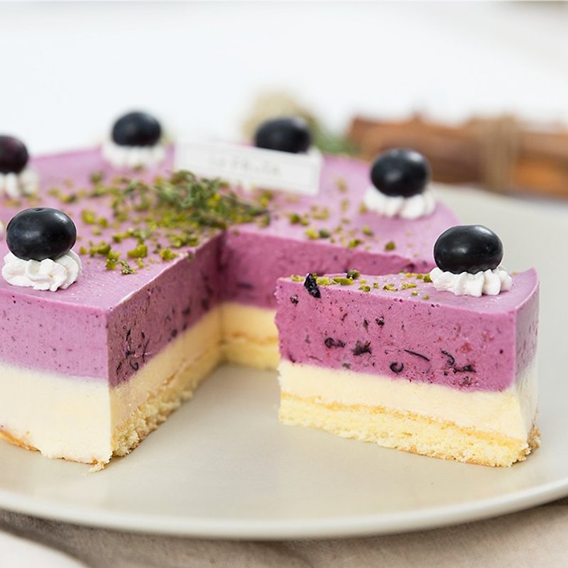 【LeFRUTA朗芙】野莓香草歐蕾乳酪 / 6吋 - 蛋糕/甜點 - 新鮮食材 紫色