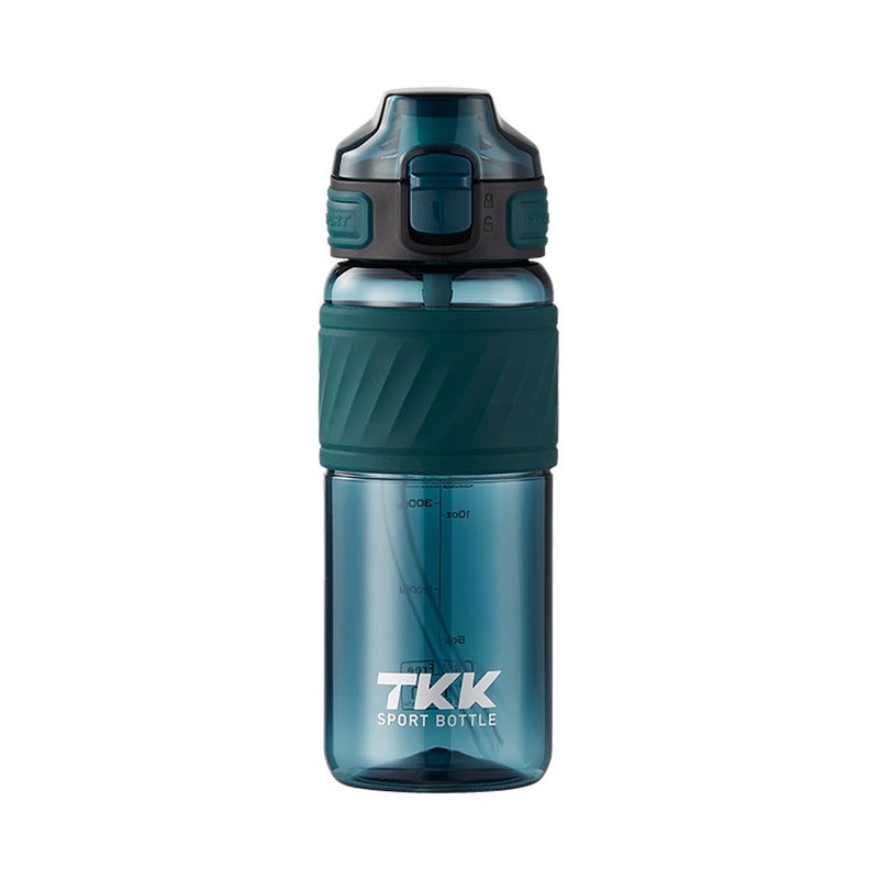 【TKK】美國進口Tritan哈崙系列 手提式運動水壺 600ML-高山綠 - 水瓶/水壺 - 其他材質 綠色