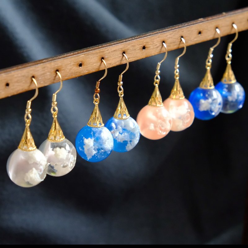 【タイムトンネル】Time Tunnel - Silver Earrings by  ETPLANT - 耳環/耳夾/耳骨夾 - 純銀 藍色