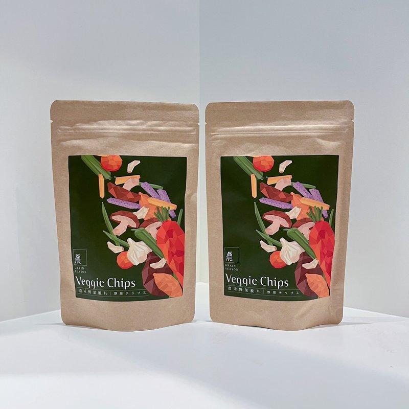 【Immediately Good Products·Cherishing Blessings Zone】Taste of the Fields | Crisps• Wild vegetable crisps - ขนมคบเคี้ยว - อาหารสด สีเขียว