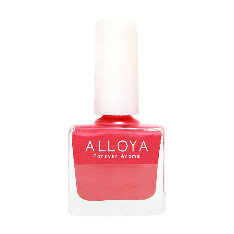 [ALLOYA Ai Ruya] Water-based non-toxic finger color 104 sweet love - warm-deep powder - light pink - ยาทาเล็บ - วัสดุอื่นๆ สึชมพู