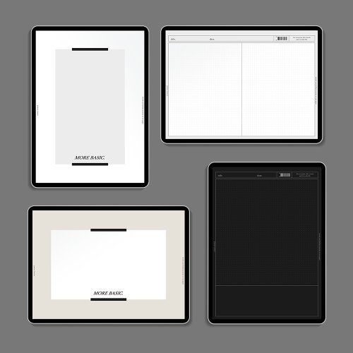 SCENERY AROUND More Basic Digital Note 8type SET - light.ver