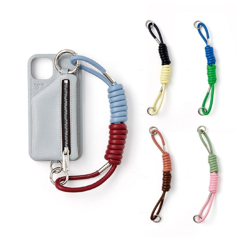 ajew coil strap 螺旋手機背帶 - 手機掛繩/背帶 - 人造皮革 多色