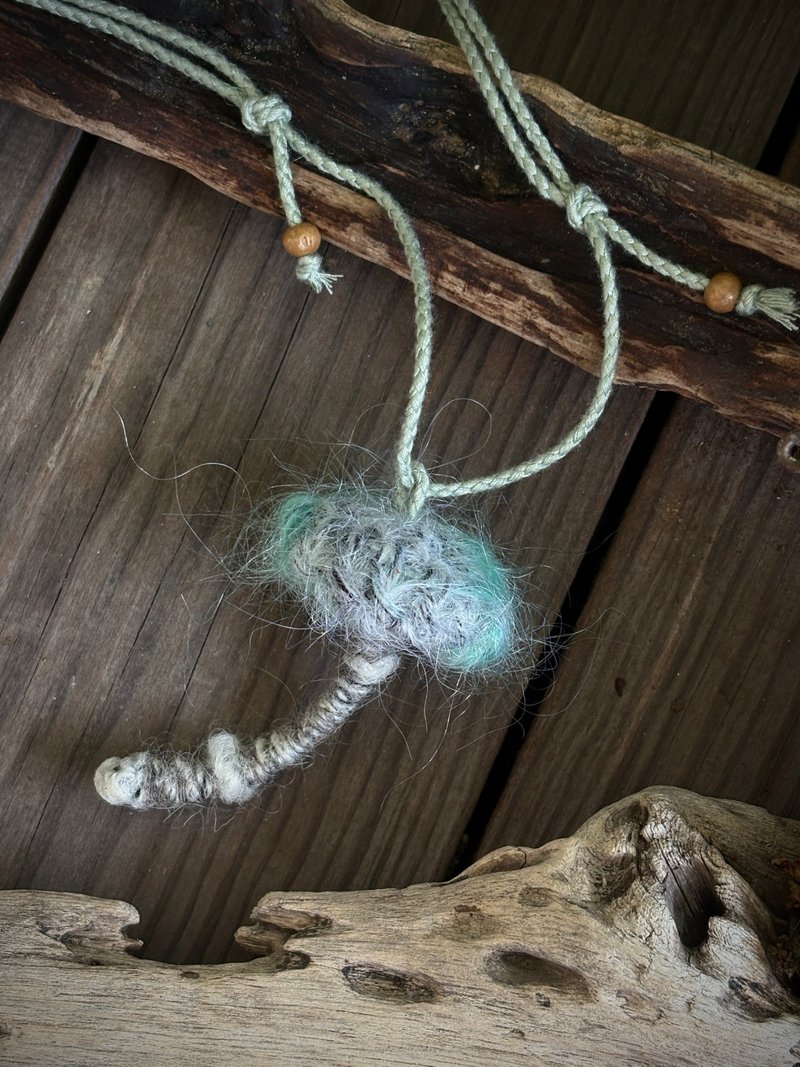 氷霧迷境シリーズ - マッシュルームドットネックレス - ネックレス - その他の素材 透明