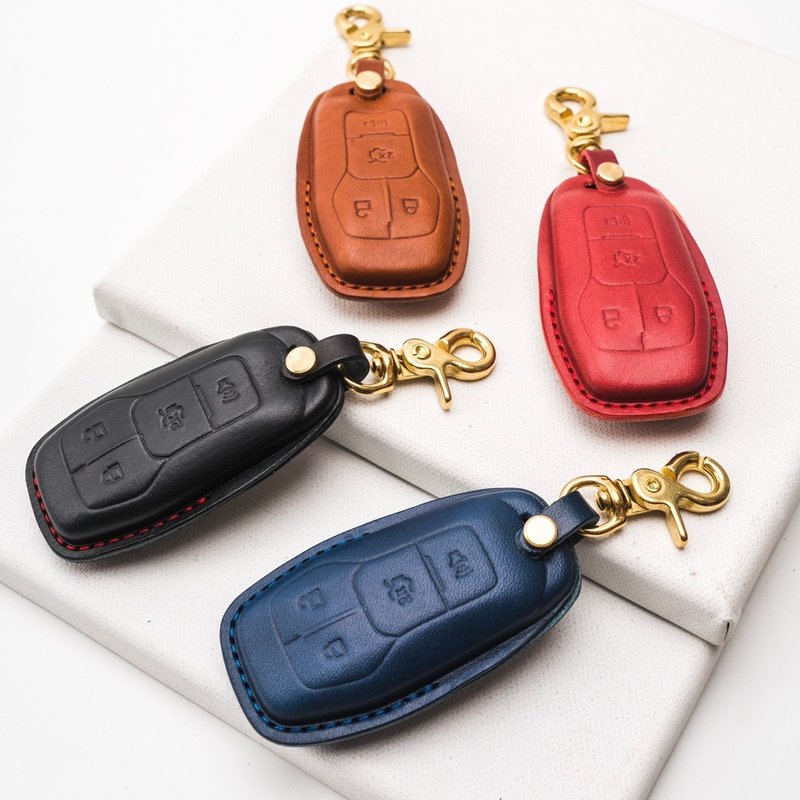 Ford 福特 Mustang Mach-E Dodge GT500 野馬 大黃蜂 道奇 鑰匙套 - 鑰匙圈/鑰匙包 - 真皮 
