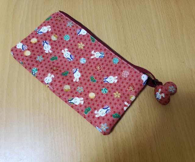 かわいいうさぎの小さな手作りの3層小銭入れ ショップ Helenspatchwork 小銭入れ Pinkoi