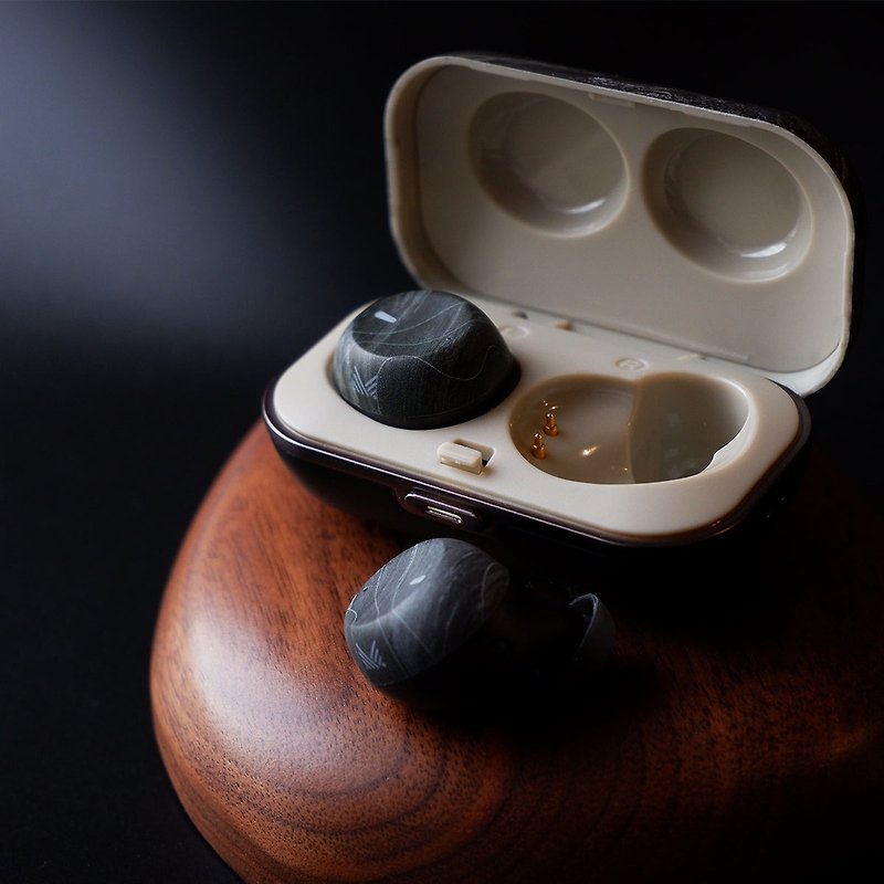 (For HK Only) MONOCOZZI | True Wireless Earbuds - Marble Noir - Headphones & Earbuds - Other Materials Black